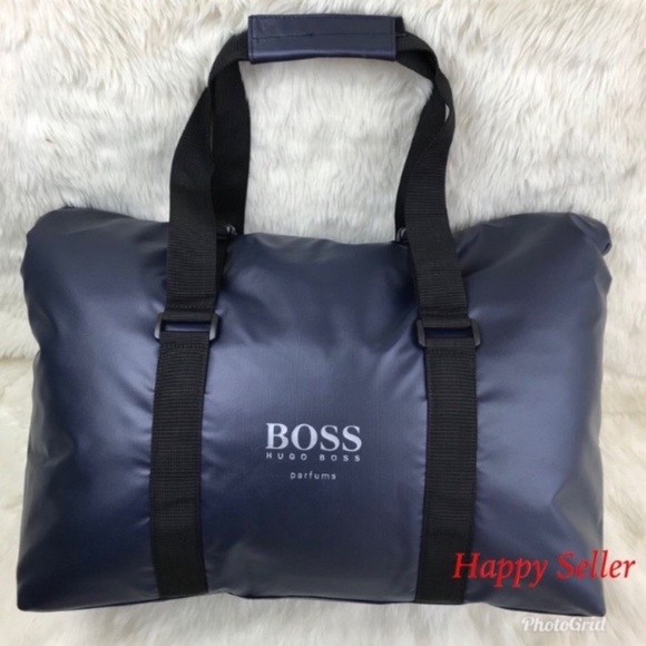 Hugo Boss Duffle Gym Bag Weekender Holdall Travel Overnight Designer Tote New - Picture 1 of 8
